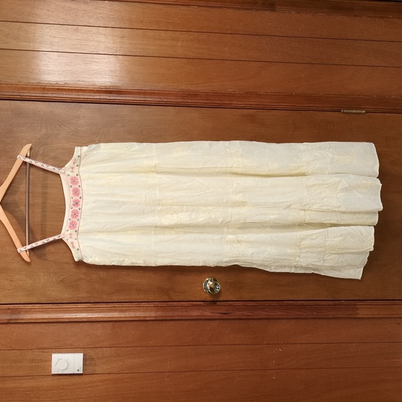 Ro's Garden Natasha Maxi Dress In Ivory Size M - Picture 6 of 11